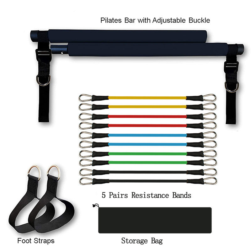 Elastic Puller Set – Fitness & Full-Body Resistance Trainer