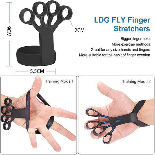 Silicone Grip Device Finger Exercise Stretcher – Arthritis Hand Grip Trainer for Strength & Rehabilitation