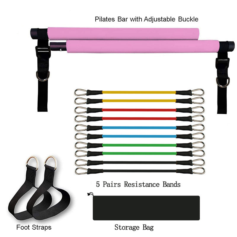 Elastic Puller Set – Fitness & Full-Body Resistance Trainer