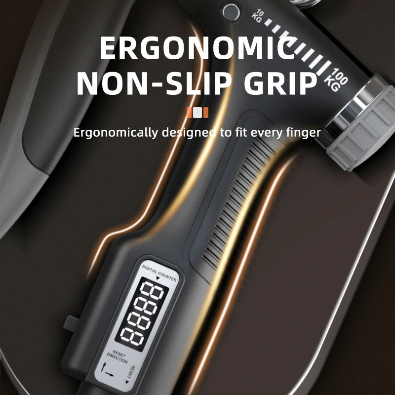 Smart Counting Grip – Adjustable 10-100KG Hand Strength Trainer