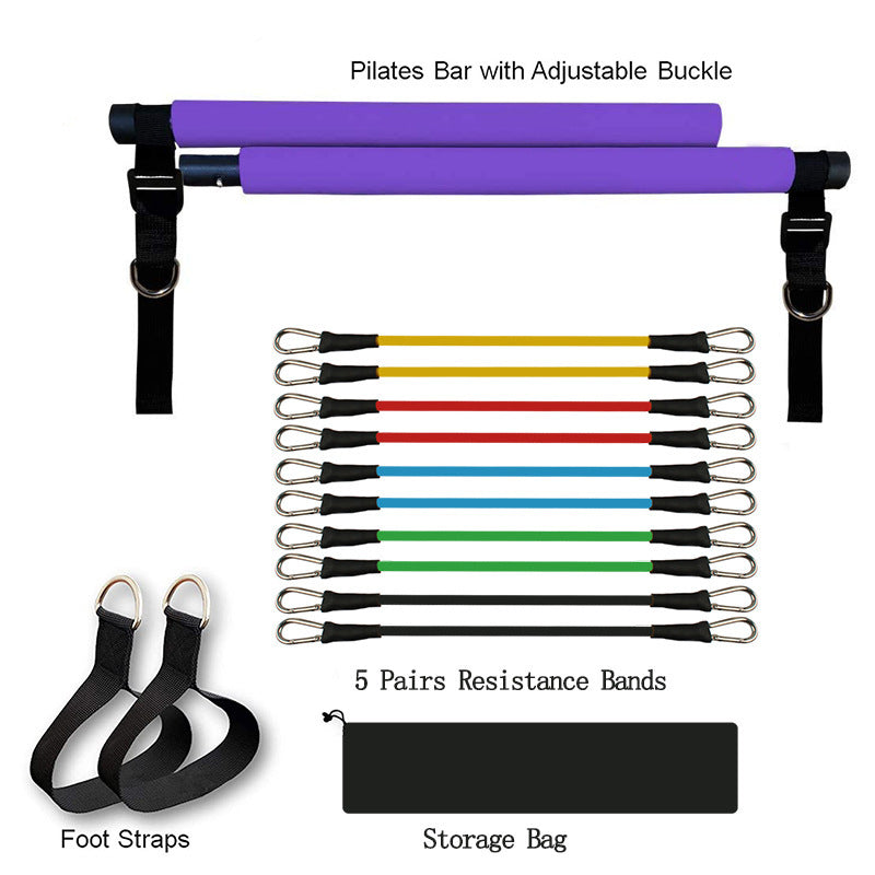 Elastic Puller Set – Fitness & Full-Body Resistance Trainer