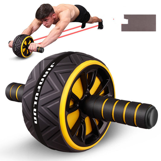 Silent Abdominal Wheel with Kneeling Pad – Home Core & Fitness Training for Men & Women
